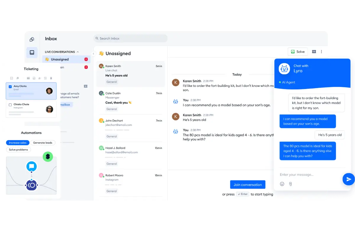 AI Chatbot & Customer Agents